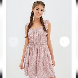 American Eagle Sleeveless Scoop Neck Sundress Elastic Waist Size XS